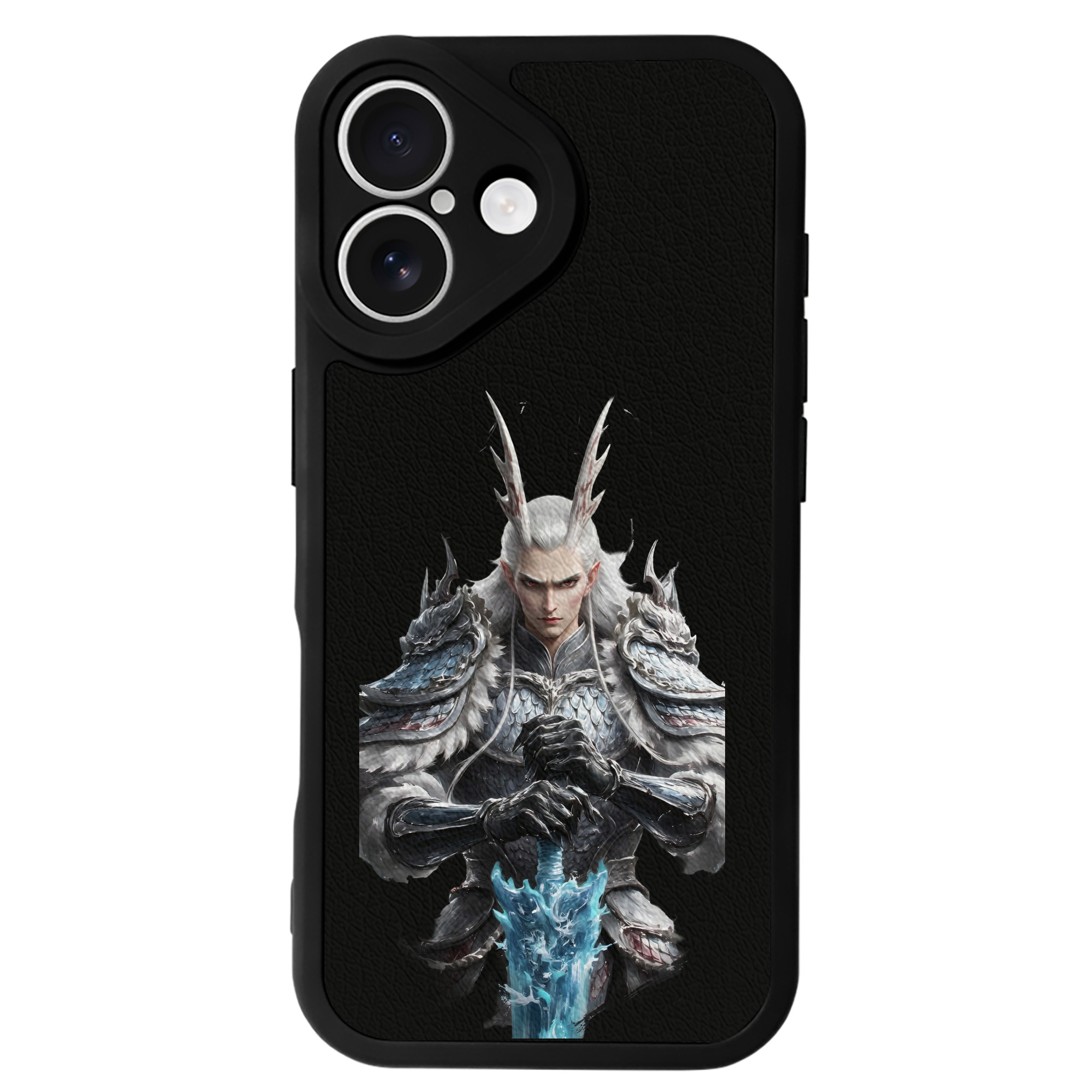 （画像用） Ne Zha 2 ナタ 魔童の大暴れ 【iPhone 16シリーズ対応】シリコンスマホケース（レザー調） 材質：シリコン